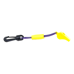 Seachoice Whistle w/ Lanyard, Purple/Yellow thumbnail-4