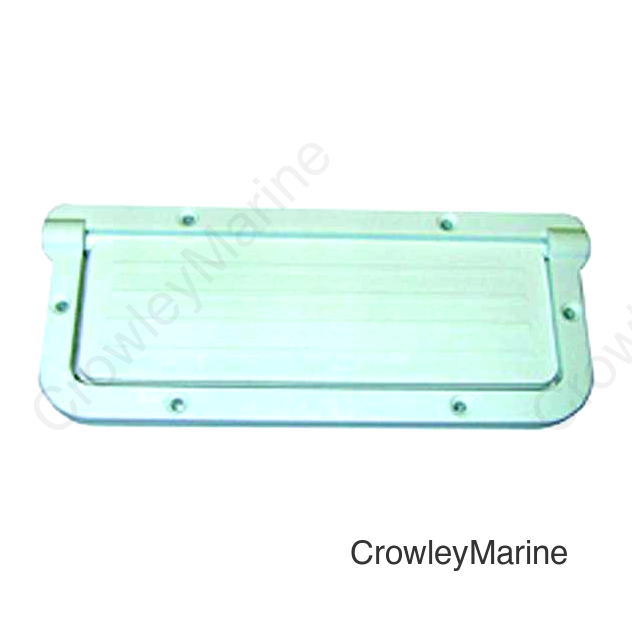T-H Marine Large Rectangular Scupper Fits 2 x 5-1/2" Hole, White