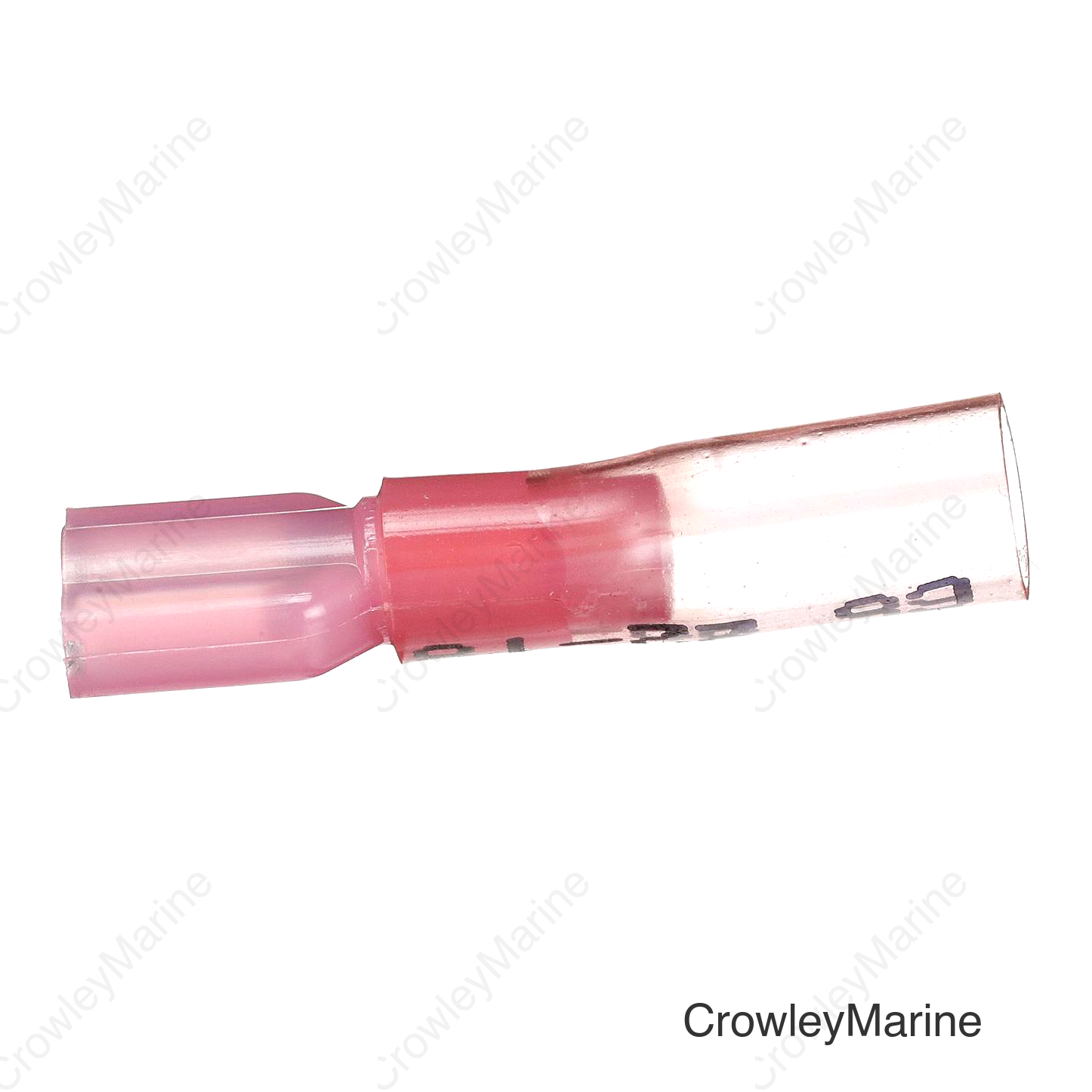 Seachoice Heat Shrink Insulated Disconnect, Marine Grade Heat-Shrinkable Female Disconnect Terminals, Red, Pack of 25, 22-18 Wire Range