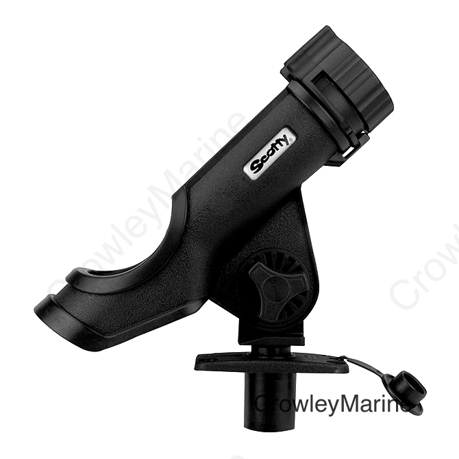 Scotty 231BK Powerlock Rod Holder w/#244 Flush Mount, Black