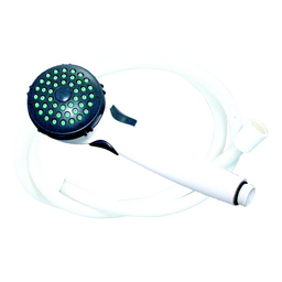 Valterra Phoenix PF276046 Single Function Hand Held RV Camping Outdoor 60" Metal Shower Hose & Bracket Kit, White