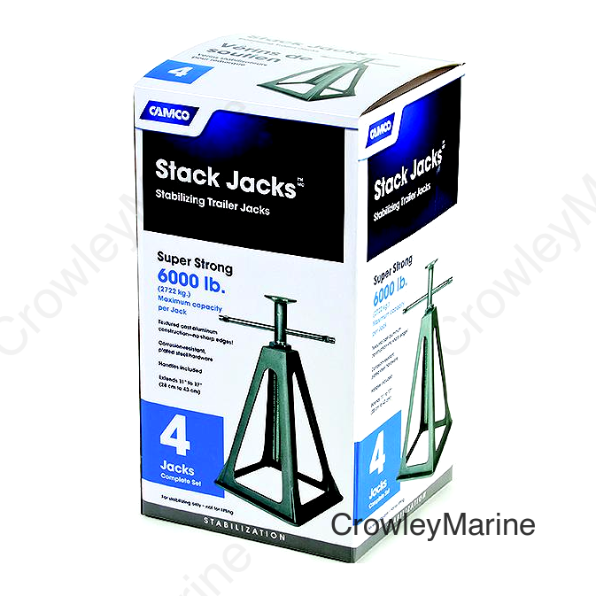 Camco 44560 Aluminum Jack Stands, 4/pk