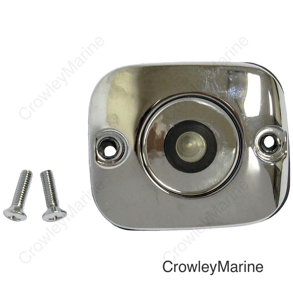 MASTER CYL COVER 96-06 CHROME