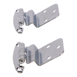 Seachoice Inset Hinges w/ 3/8 in. Inset, Chrome-Plated Brass, 2-3/4 in. X 2-1/8 in., Pack of 2 thumbnail-0