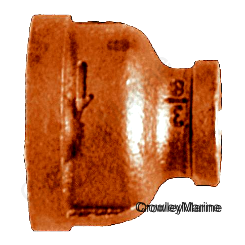 2X1-1/2 BRZ REDUCING COUPLING