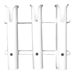 Polyethylene 3-Rod Rack, White thumbnail-1