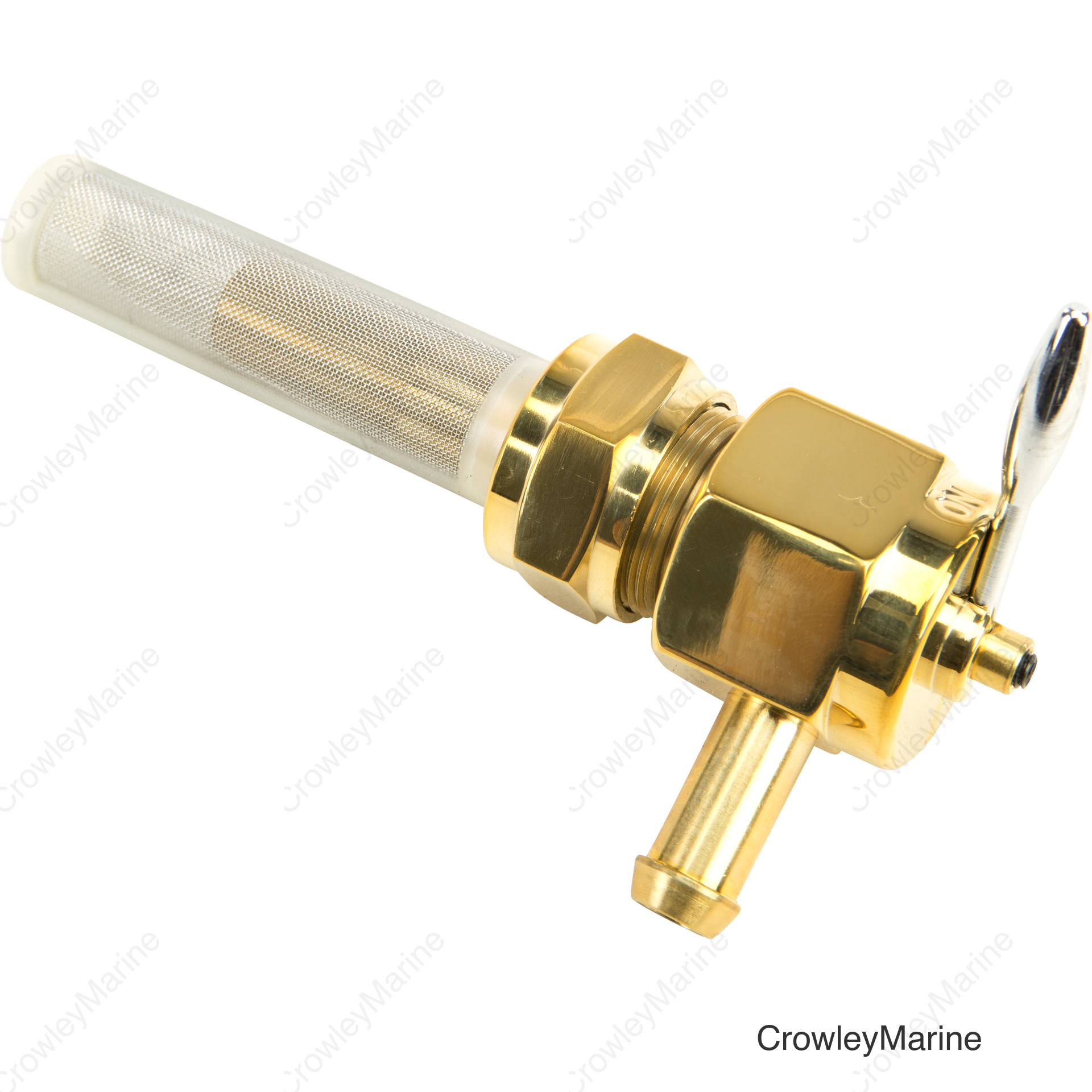 BRASS PETCOCK HEX 22MM RIGHT SIDE POSITION