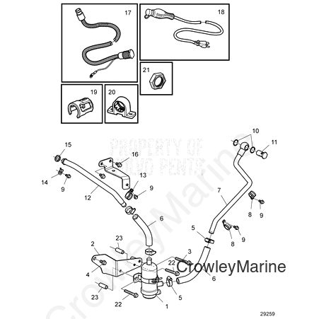 Bracket (V2) - Volvo Penta (22187988)