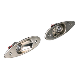 Seachoice Stainless Steel LED Side Light, Boat Navigation, 1 Red Light, 1 Green Light thumbnail-2