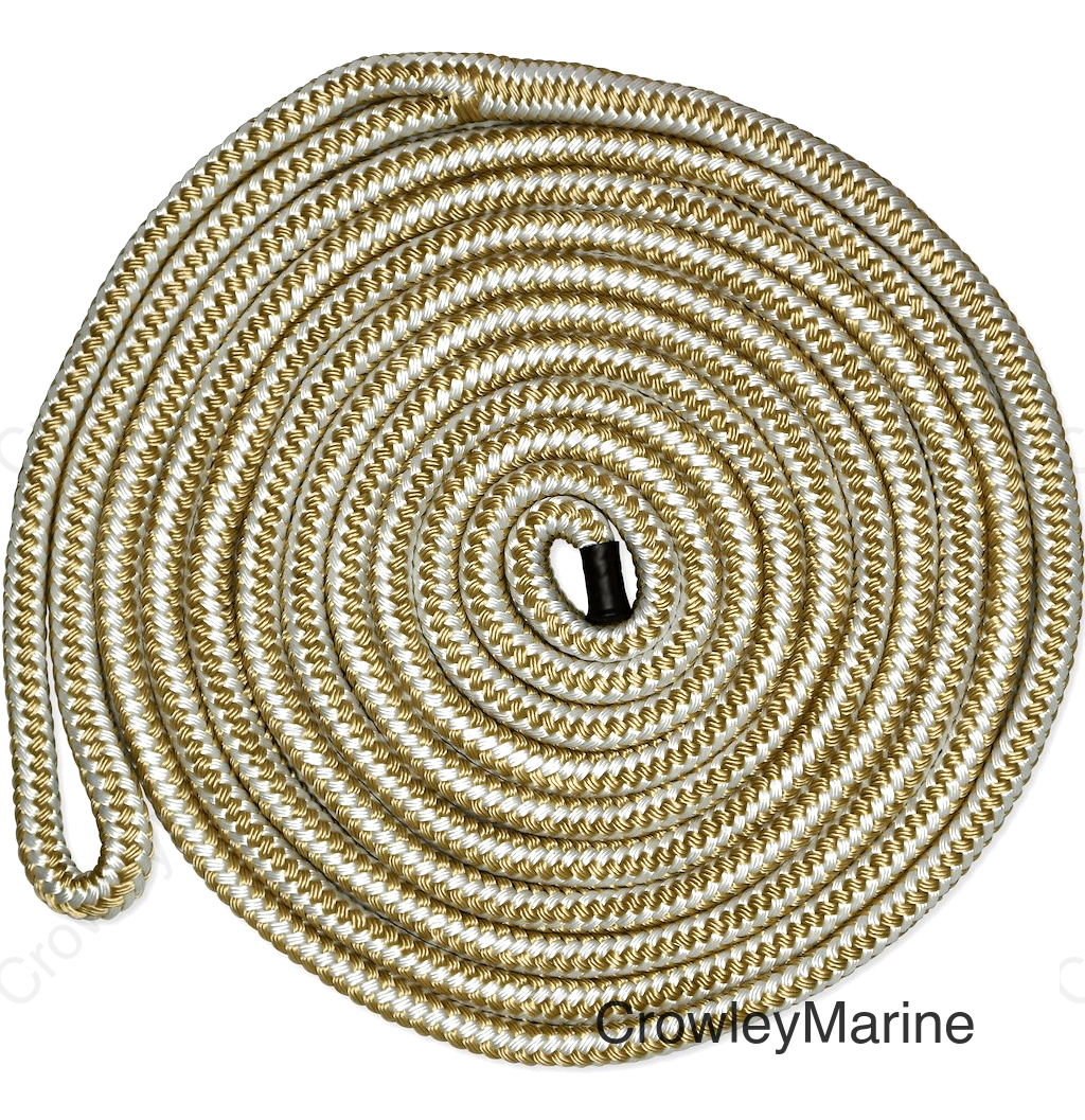1/2IN-25FT DBLBRD CMP DOCKLINE WG