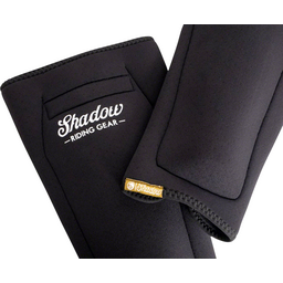 Shadow Invisa-Lite Shin Guards: Black XL thumbnail-1