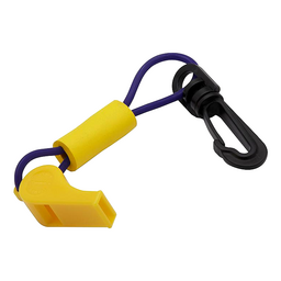 Seachoice Whistle w/ Lanyard, Purple/Yellow thumbnail-3