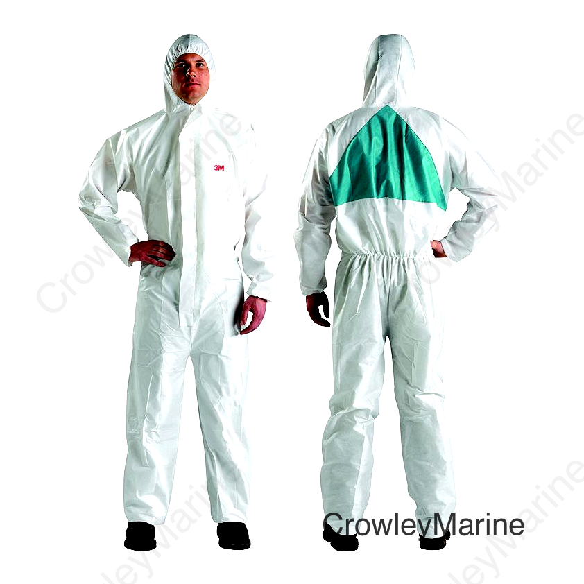 3M™ Marine 4520L Coverall White/Green 5/6 L