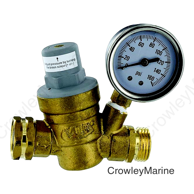 Valterra A01-1117VP Brass Adjustable RV Water Regulator