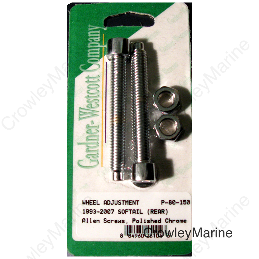 REAR WHEEL ADJUSTMENT BOLTS 93-07 SOFTAIL MODELS REAR