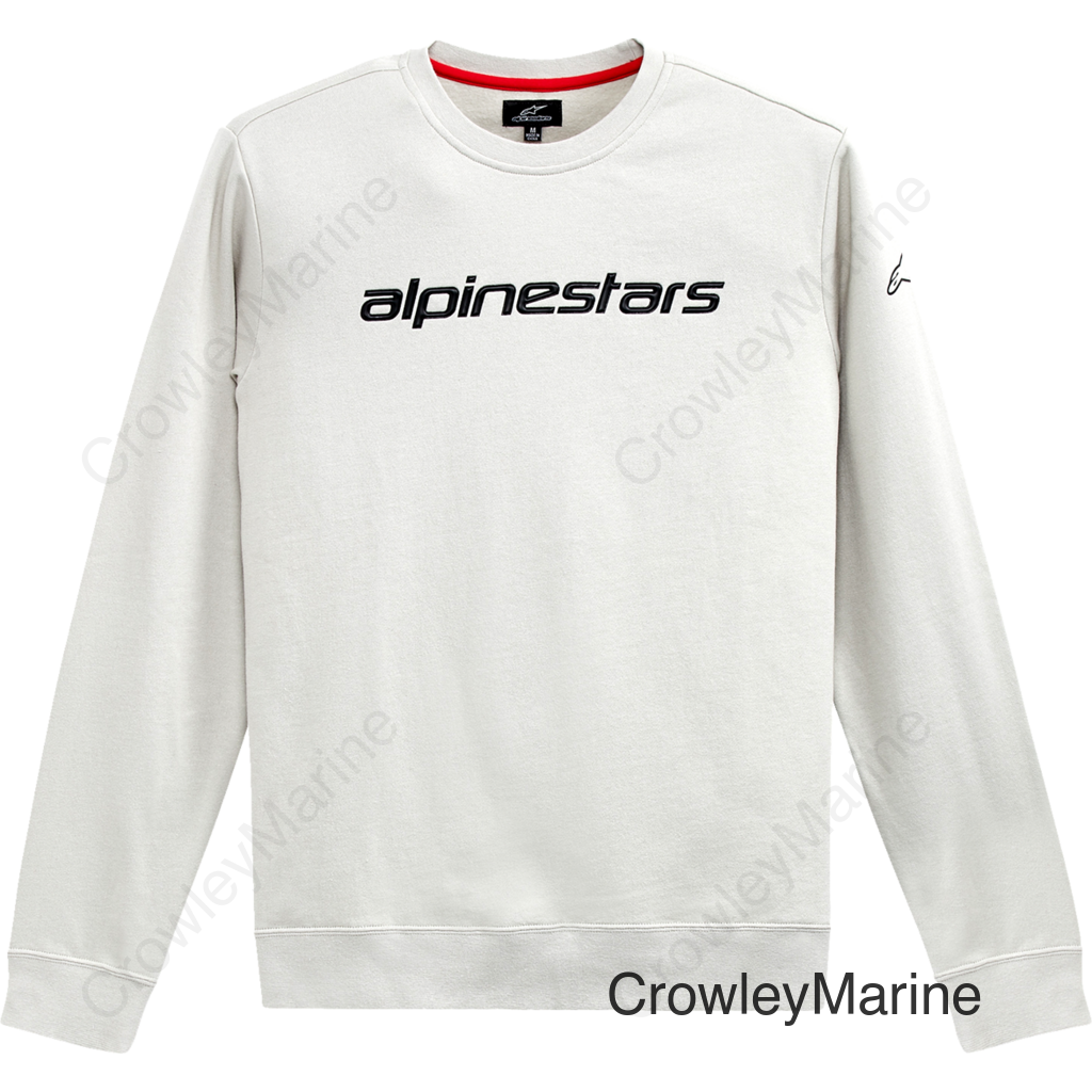 Linear Crew Fleece - Silver/Black - 2XL