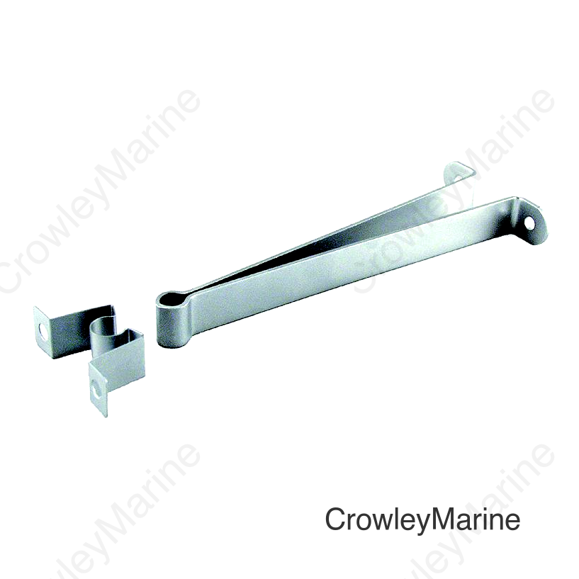 JR Products C-Clip Style Door Holder - Metal, 3"