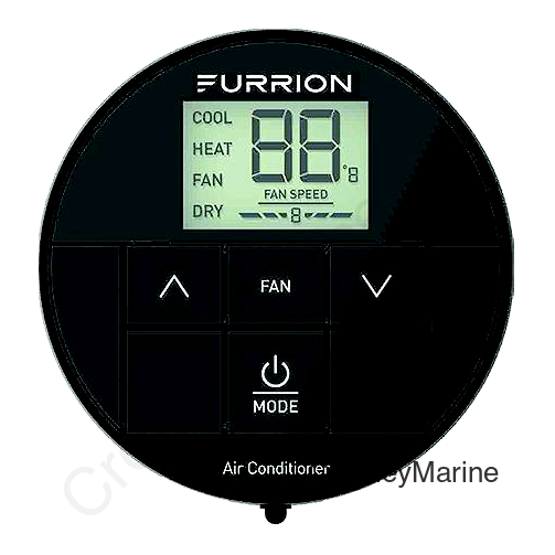 Furrion 2024042659 Chill® Thermostat, Single-Zone, 2 Fan Speed, Black