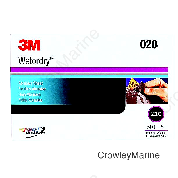 Imperial Wet Or Dry™ Paper Sheets, 9" x 11" Grade P600 50/Pack