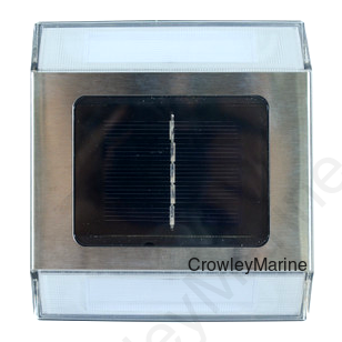Stainless Steel Solar Powered Integrated LED Pathway Lights (4-Pack) (21072)