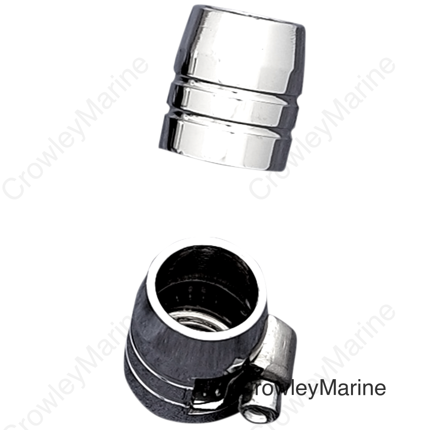 CHRM HOSE CLAMP GRVD 3/8"