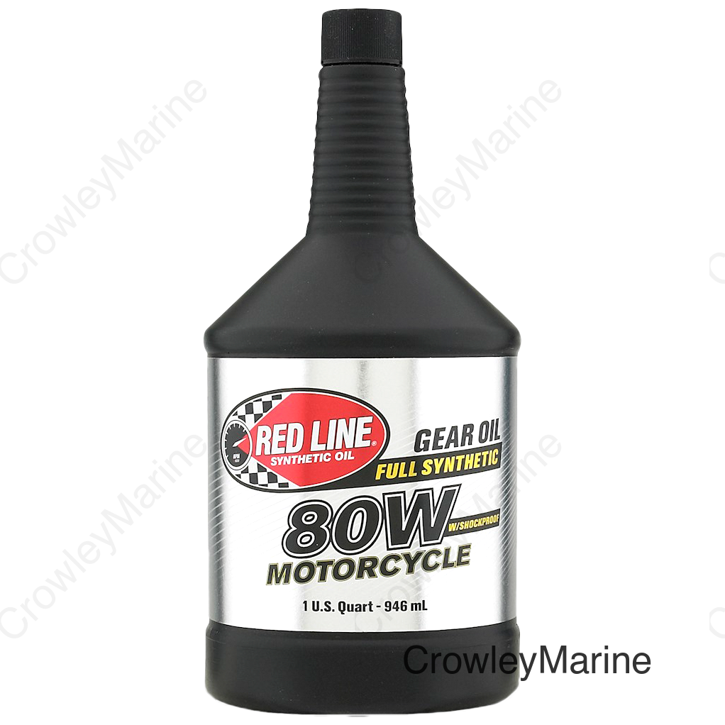GEAR OIL W/SHOCKPROOF 80W 1QT