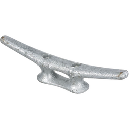 Seachoice Open Base Dock Cleat, Galvanized Gray Iron, 10 In. thumbnail-3