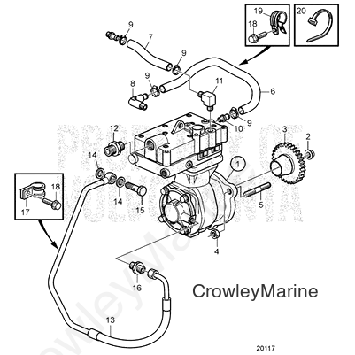 Air Compressor (V2) - Volvo Penta (21353457)