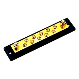 SeaDog 426671 Brass & Molded Bakelite 10 Gang Terminal 5-3/4" Buss Bar | #10 Fastener thumbnail-1