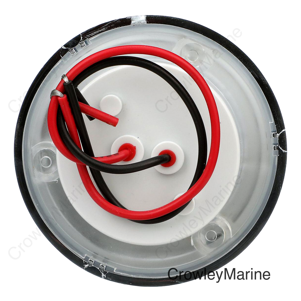 Seachoice LED Courtesy Interior Light Chrome/White Bezel, Blue LED