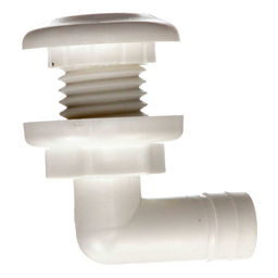 Seachoice 90-Degree Thru Hull Fitting, Fits 3/4 In. ID Hose, 7/8 In. Max. Hull thumbnail-5