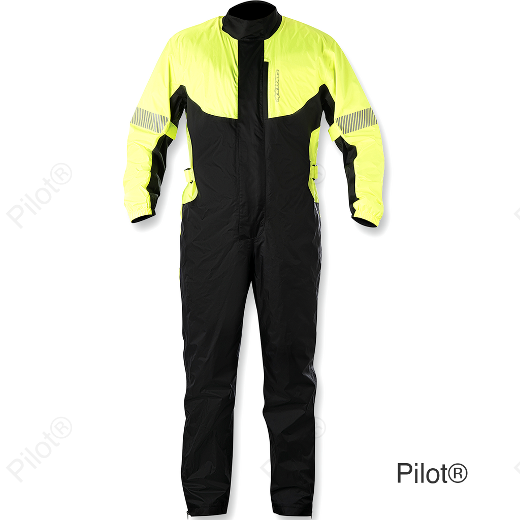 Hurricane Rainsuit - Yellow Fluorescent/Black - 3XL
