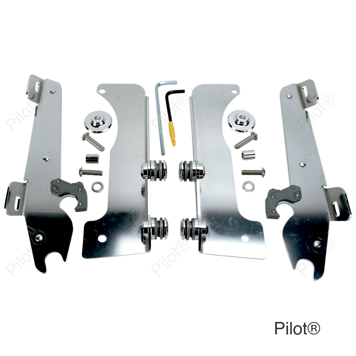 Batwing Trigger Lock Mounting Kit - Stratoliner - Polished
