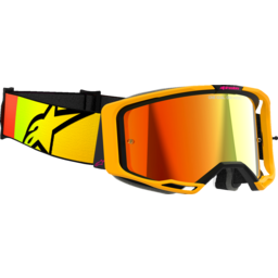 Vision 8 Goggle - Corp - Yellow/Pink - Red Mirror thumbnail-0