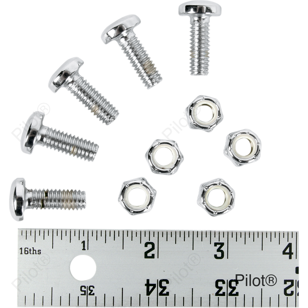 Rotor Bolt Set - Lace - Chrome