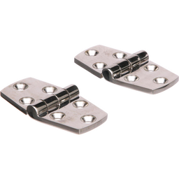 Seachoice Marine-Grade Door Hinges, Polished 316 Stainless Steel, 3 in. X 1-1/2 in., Pack of 2 thumbnail-2