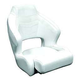 Wise 3338784 Baja XL Bucket Seat w/ Flip Up Bolster, Brite White