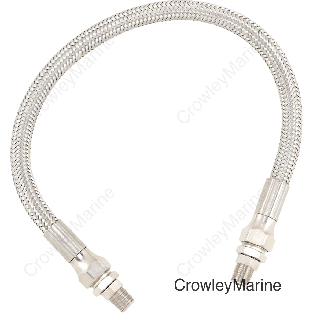 14"SS OIL LINE W/FITTINGS