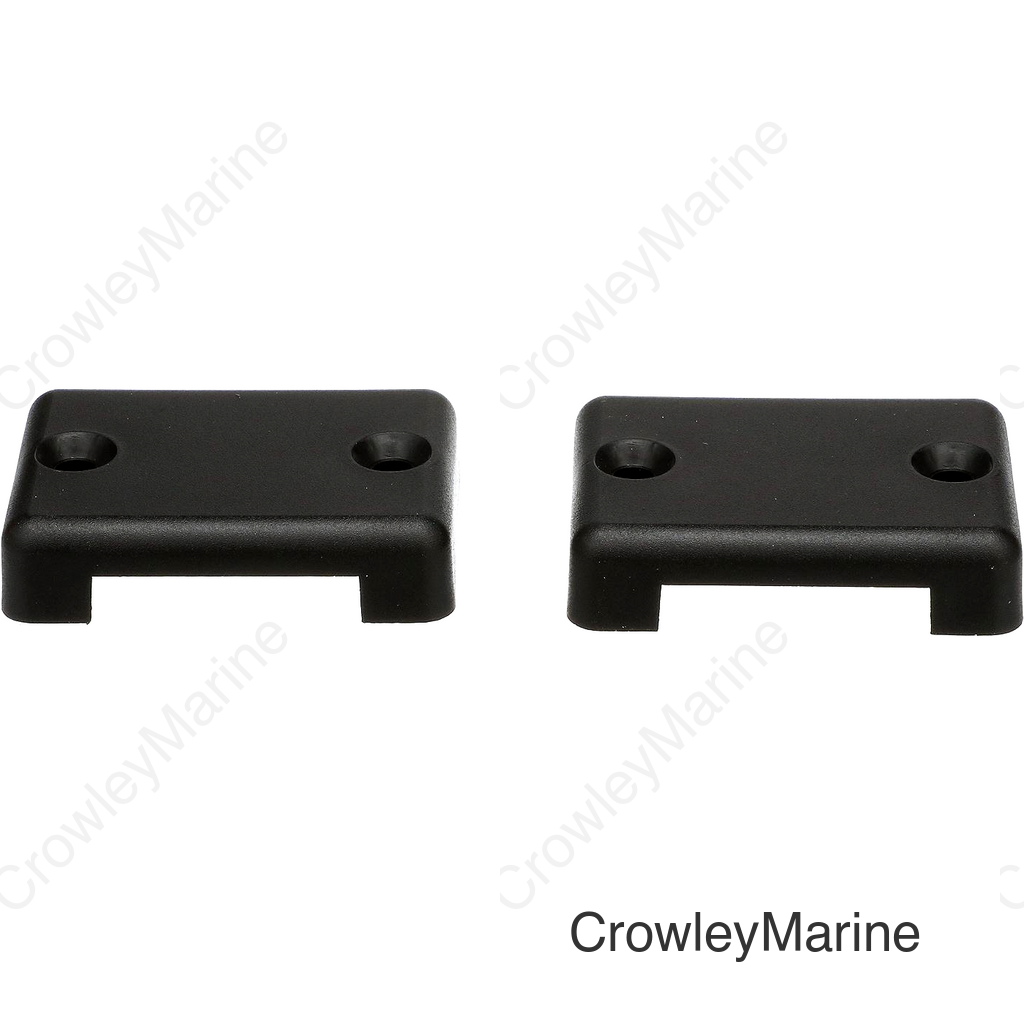Seachoice Plastic Wire Cover, Black Finish, Pack of 2