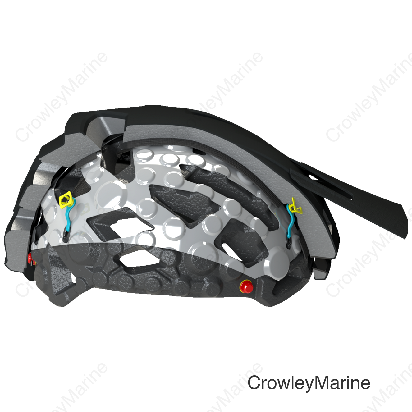 ATB-2T Helmet - Ascent - White/Black Matte - XS/S