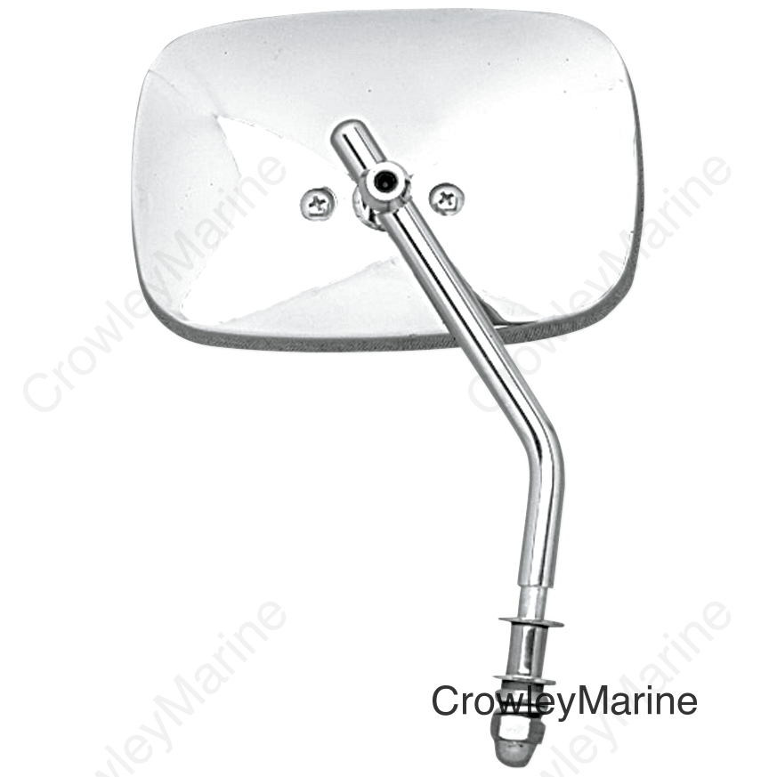 MIRROR PLAIN W STAND STEM