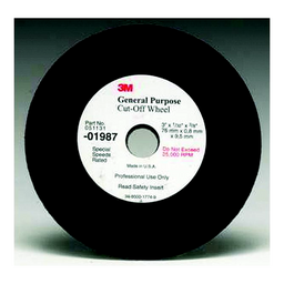 3M 01987 Cut Off Wheel 3" x 1/32 x 3/8 thumbnail-0