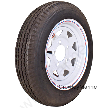 570 x 8"; 5-Hole Solid Rim; Load Range B