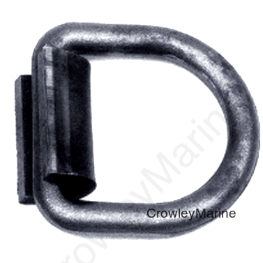 Tie Down D-Ring Assembly Weld-On 3"ID 19K w/Clip (404400)