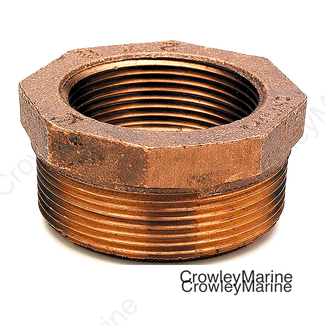 1-1/2 X 1 BRZ HEX BUSHING