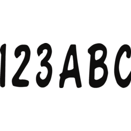 Hardline Series 200EC Registration Kit, Solid Color With Cursive Font (Includes 4 Sets of 3" A-Z, 0-9) thumbnail-1