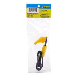 Seachoice Whistle w/ Lanyard, Purple/Yellow thumbnail-1