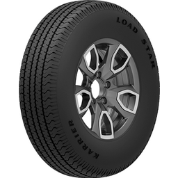 ST215/75R14"; 5-Hole Gun Metal Gray Rim; Load Range C