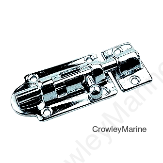 BARREL BOLT CHR BRS 2-7/8"