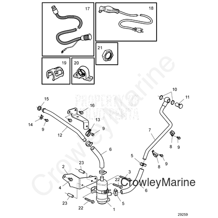 Bracket (V2) - Volvo Penta (22187988)